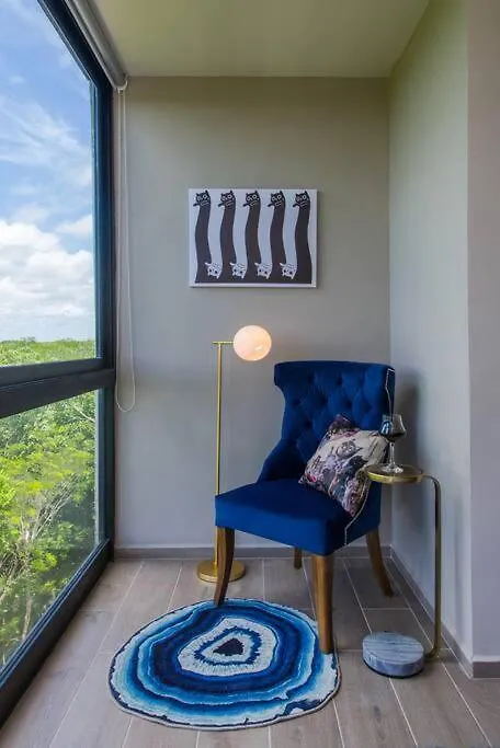 Designer Penthouse - Rooftop Pool & Jungle View 图卢姆